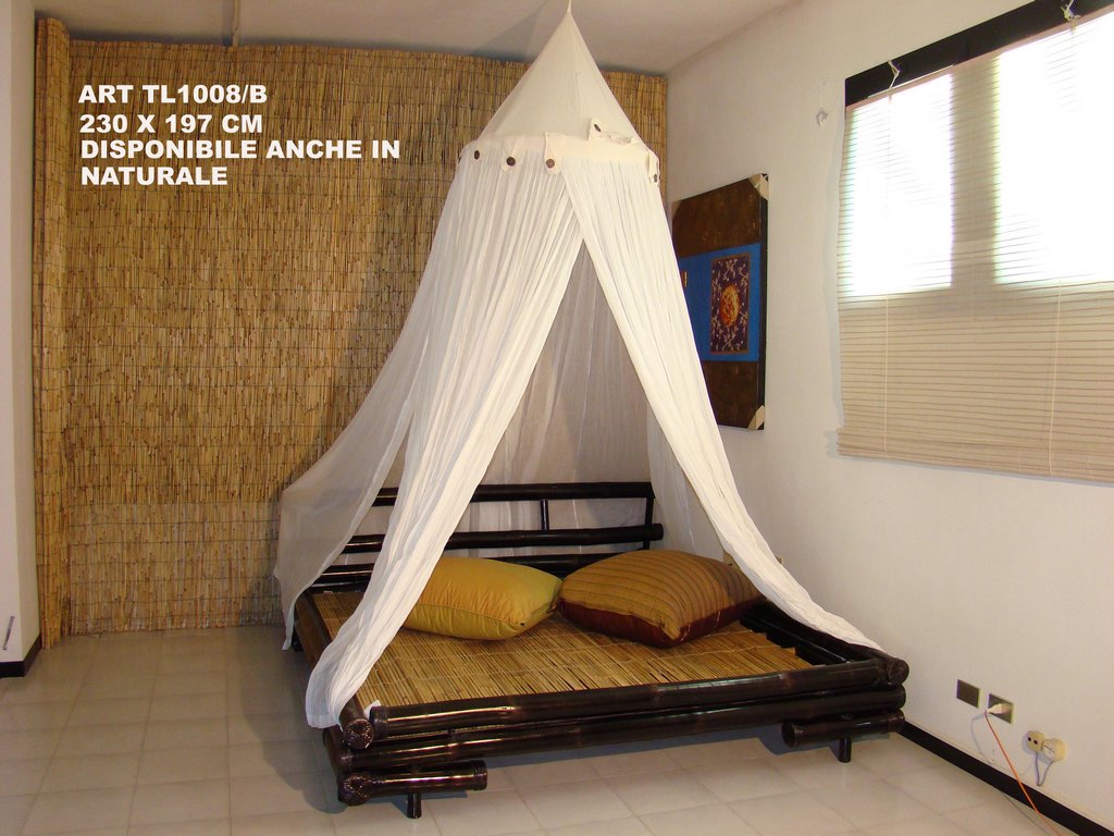 Letto Matrimoniale Bambu Naturali